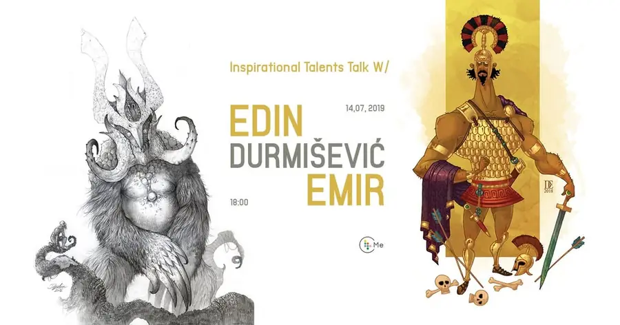 Inspirational Talents Talk w/ Edin & Emir Durmišević — Galerija Brodac, Sarajevo